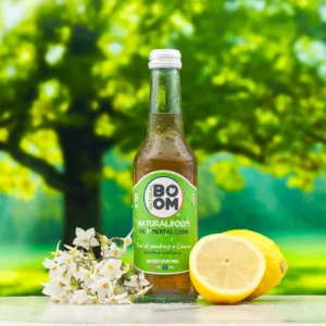 NaturalBoom Elderflower & Lemon – Mental Drink (Glass Bottles)