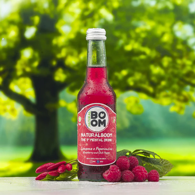 NaturalBoom Raspberry & Chili – Mental Drink (Glass Bottles)